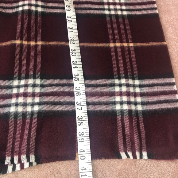 Mens V. FRAAS Plaid Scarf NWT - Picture 5 of 5